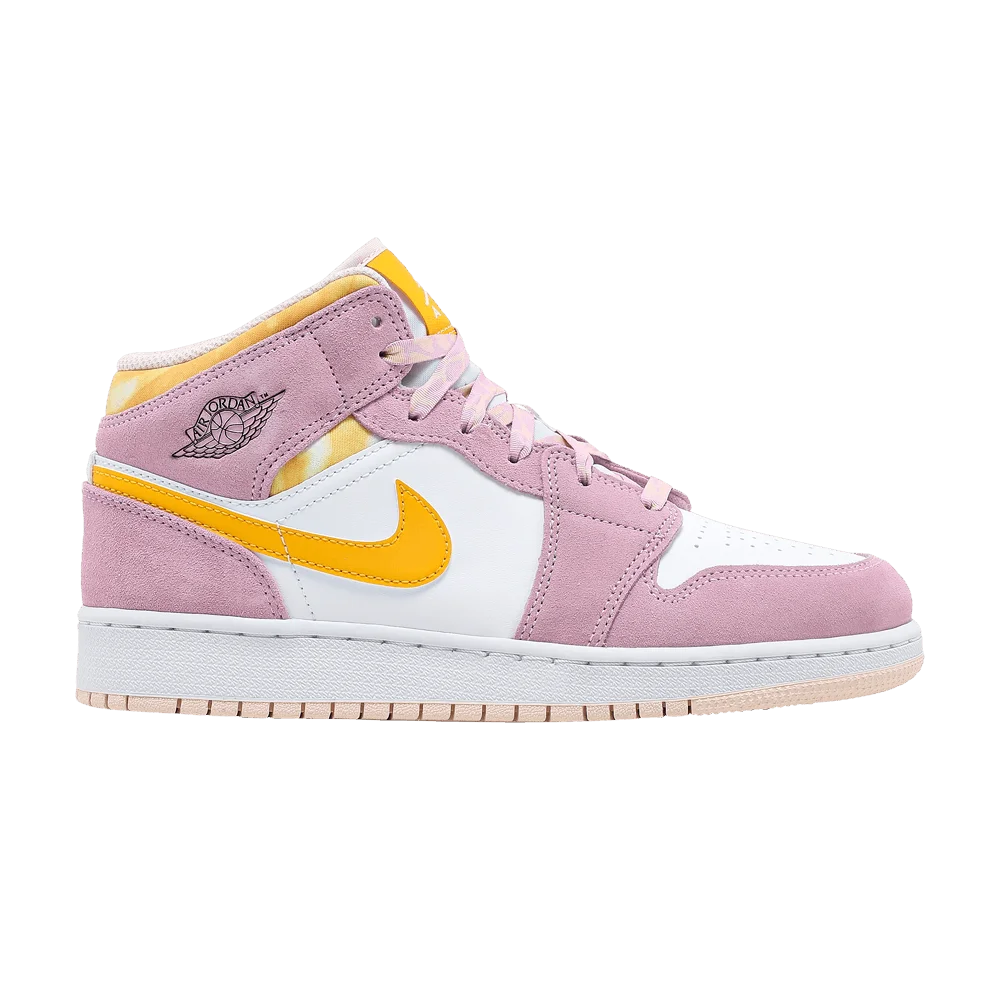 Krossovki-Air-Jordan-1-Mid-SE-GS-Arctic-Pink