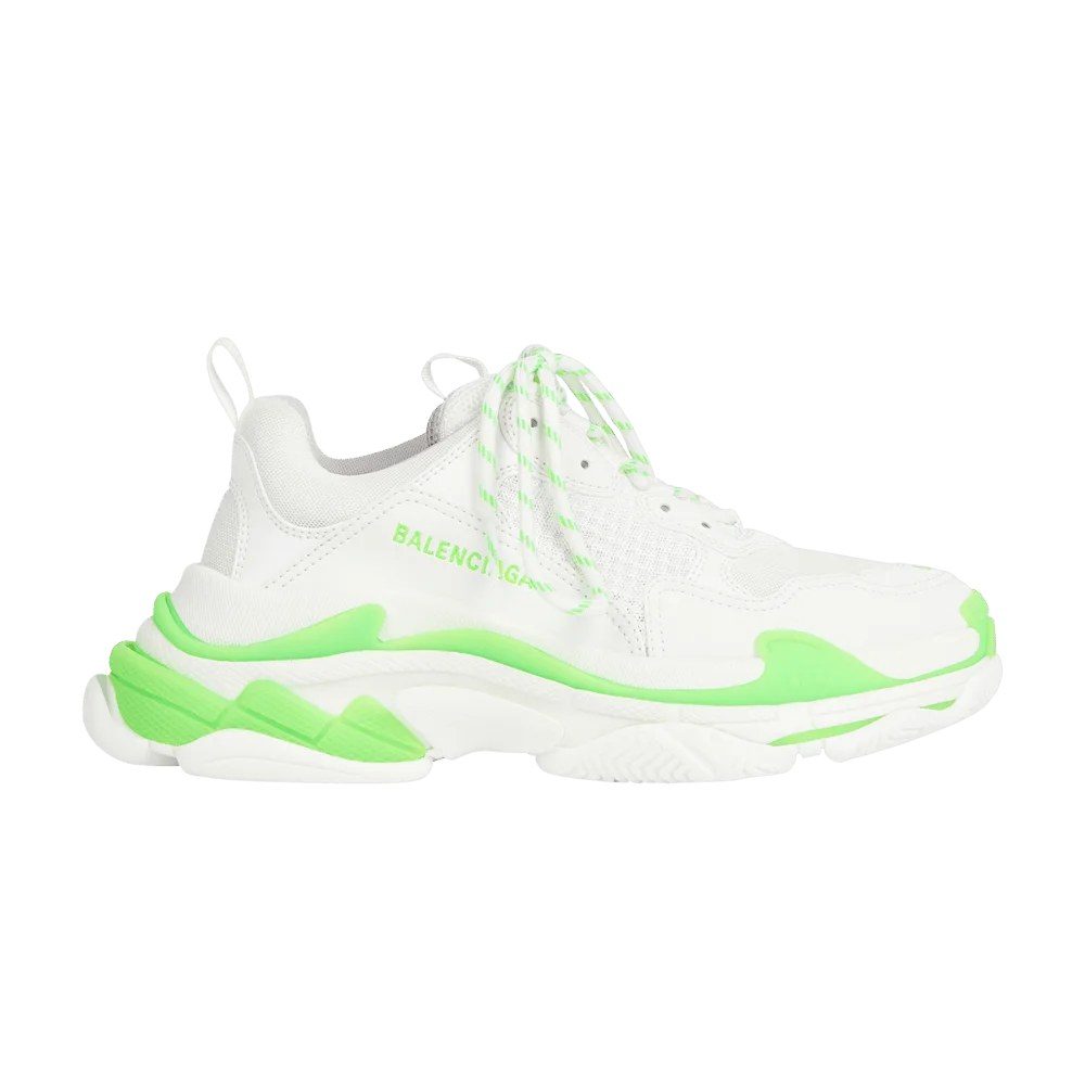 Krossovki-Balenciaga-Wmns-Triple-S-Sneaker-Fluo-Green