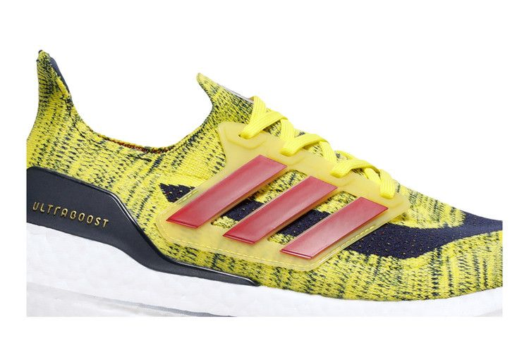 Кроссовки Adidas UltraBoost 21 'Bright Yellow Navy'