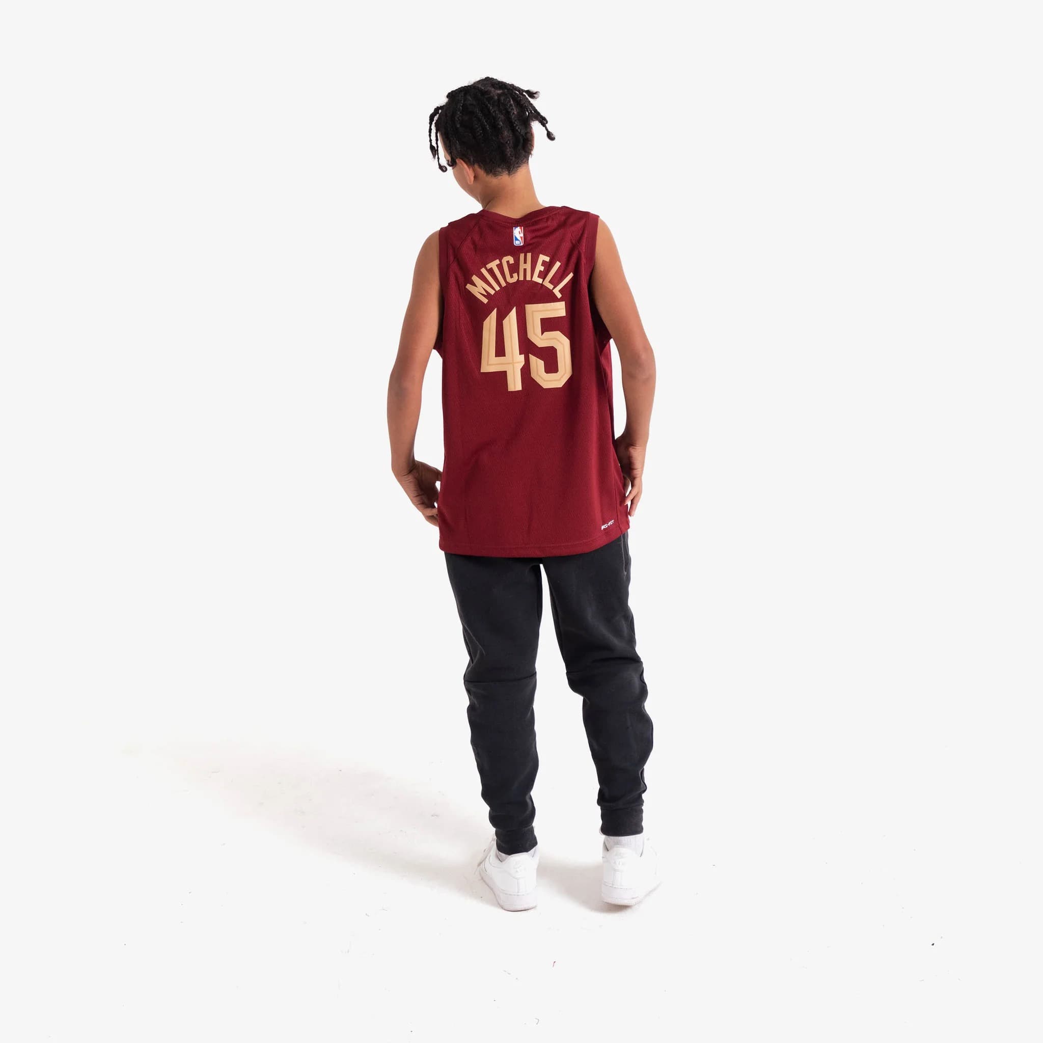 2022-2023-Cleveland-Cavaliers-Donovan-Mitchell-45-Youth-NBA-Swingman-Icon-Edition-Red-Jersey-4