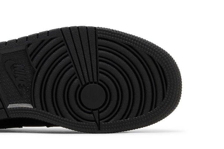 Кроссовки Air Jordan 1 Mid GS 'Triple Black' 2022