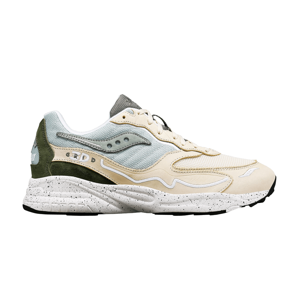 Кроссовки Saucony 3D Grid Hurricane Premium 'Beige Green'