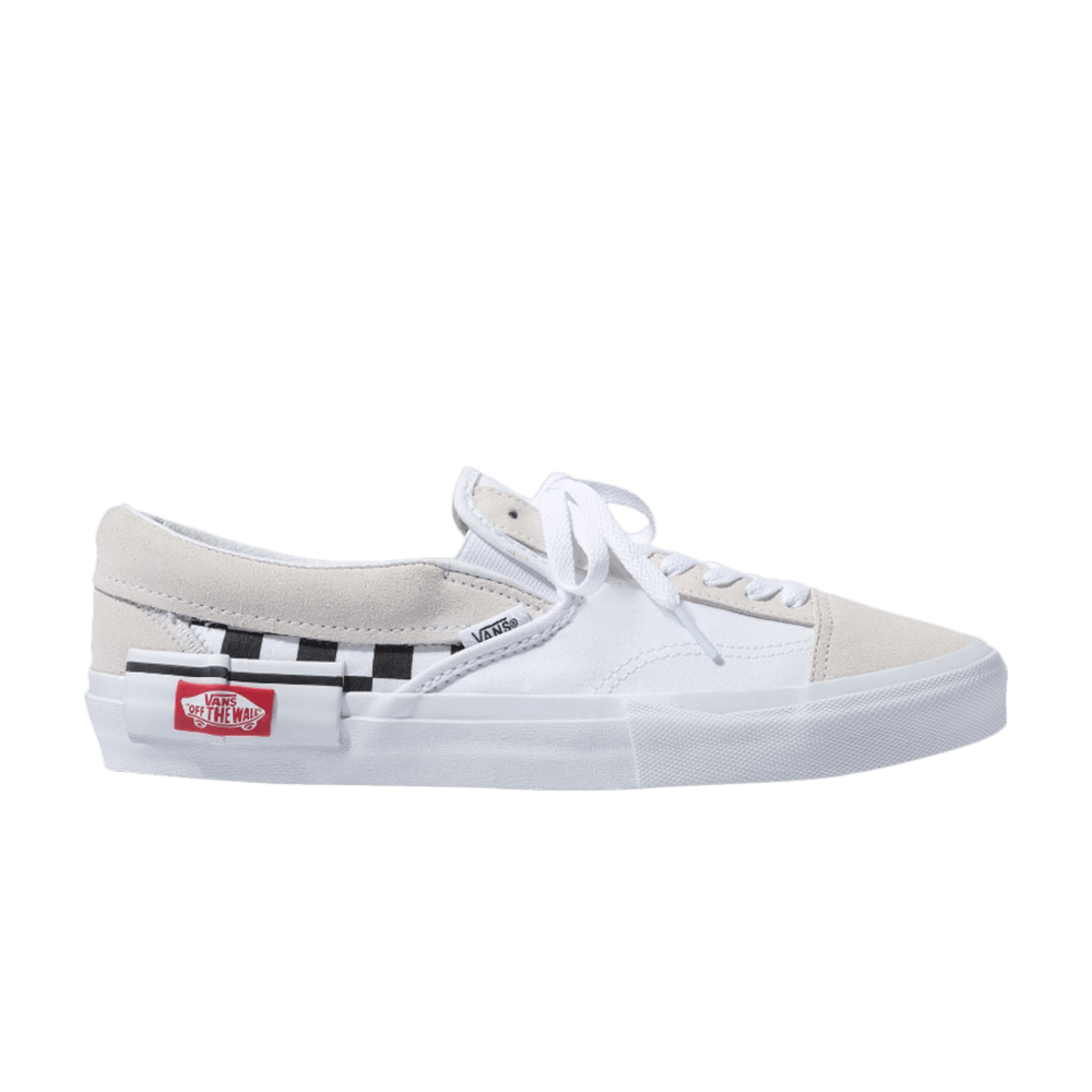 Кроссовки Vans Slip-On CAP LX 'White Checkerboard'