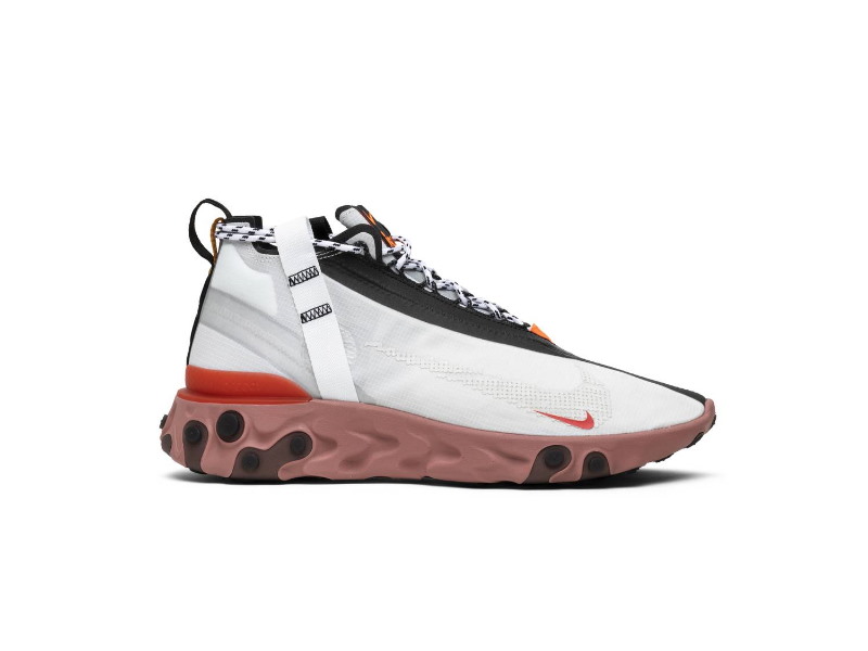 Кроссовки Nike React Runner Mid WR ISPA White Light Crimson