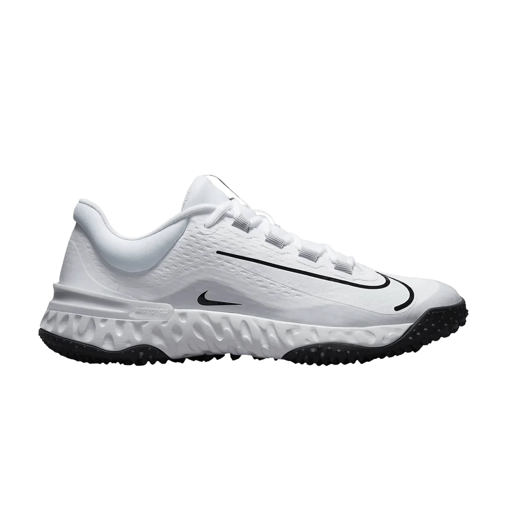 Кроссовки Nike Wmns Alpha Huarache Elite 4 TF 'White Pure Platinum'
