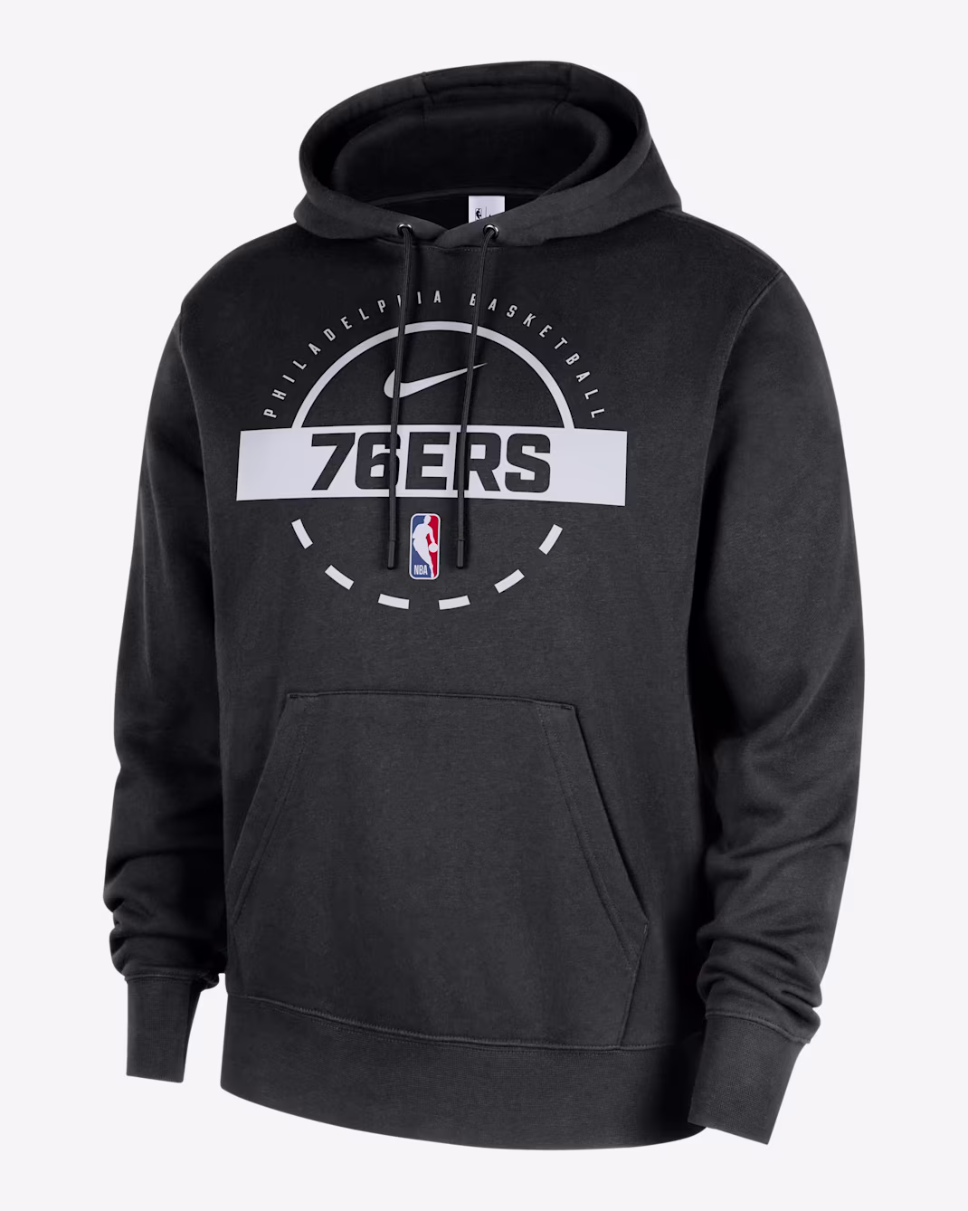 Мужское худи Nike NBA Philadelphia 76ers Club Black/White