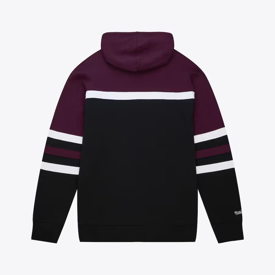 Худи Mitchell & Ness Black Anaheim Ducks Head Coach Pullover Hoodie