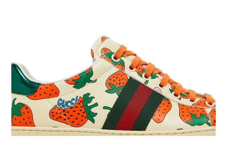 Кроссовки Gucci Wmns Ace 'Strawberry White'
