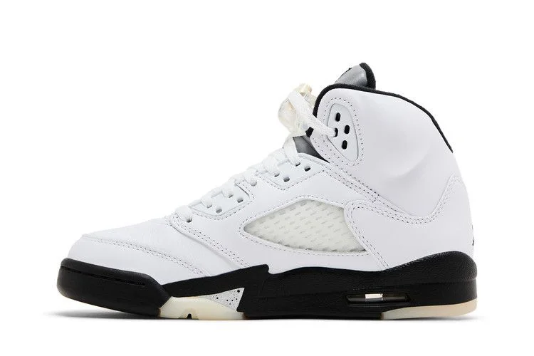 Кроссовки Air Jordan 5 Retro GS 'White Black'