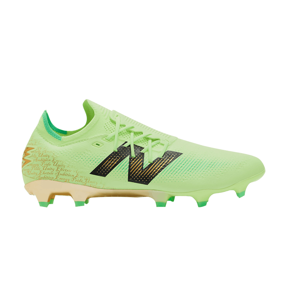 Кроссовки New Balance Bukayo Saka x Furon V7+ Pro FG 'Bleached Lime Glo'