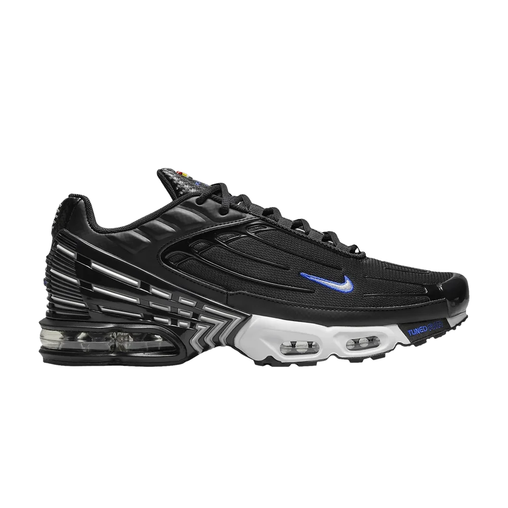 Krossovki-Nike-Air-Max-Plus-3-Black-Blue-Metallic-Silver