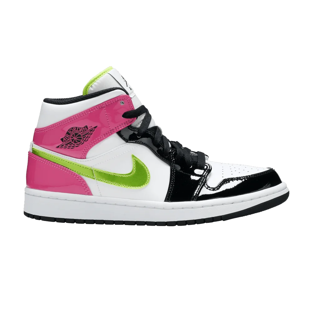 Krossovki-Air-Jordan-1-Mid-SE-Cyber-Active-Fuchsia