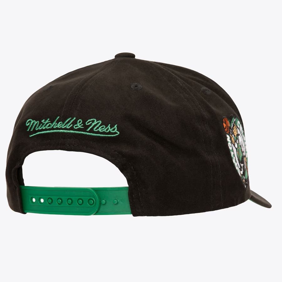 Mitchell-Ness-Black-Boston-Celtics-Suede-Pro-Adjustable-Hat-1