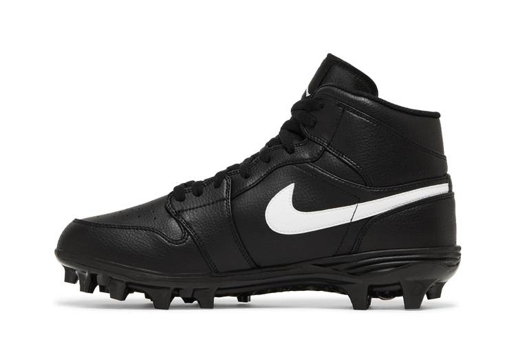 Кроссовки Air Jordan 1 Mid TD Cleat 'Black' 2023