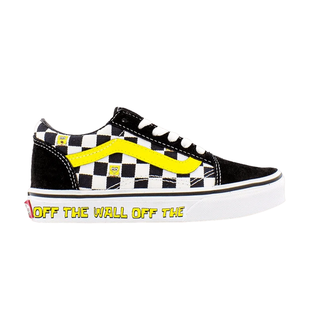 Krossovki-SpongeBob-SquarePants-x-Vans-Old-Skool-Kids-Off-The-Wall