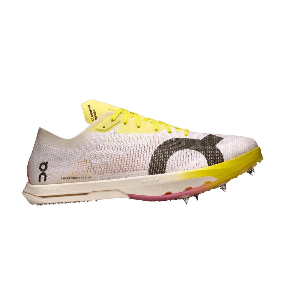 Кроссовки ON Cloudspike Citius 2 'White Yellow Raspberry'