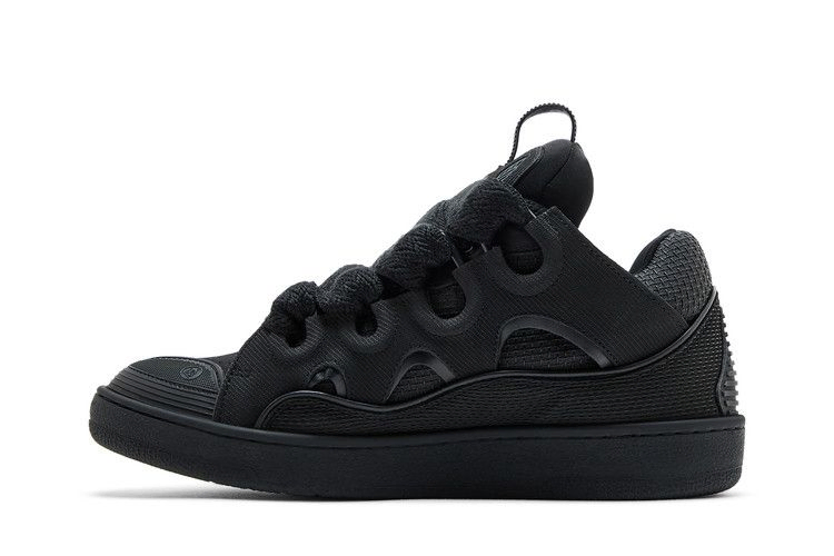 Кроссовки Lanvin Curb Sneakers 'Metallic Effect - Black'