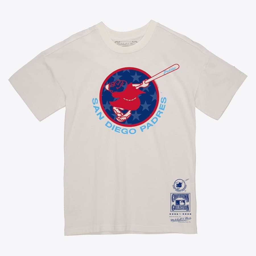 Футболка Mitchell & Ness Cream San Diego Padres Freedom T-Shirt