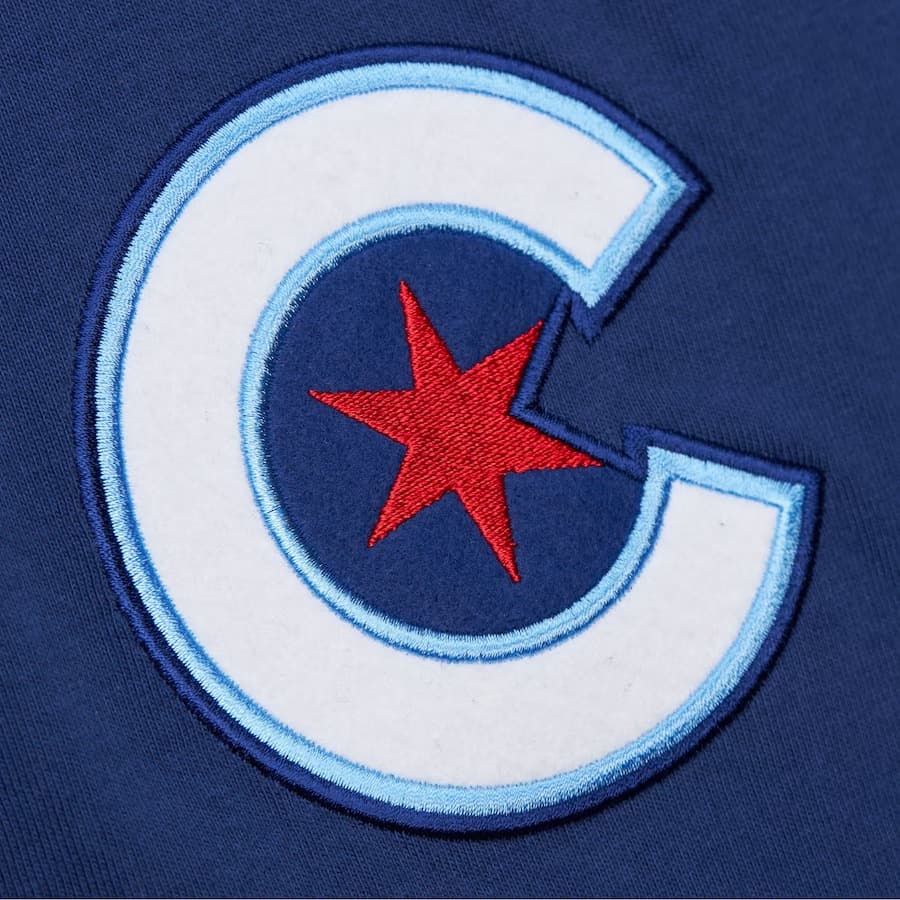 Футболка Mitchell & Ness Navy Chicago Cubs City Connect Premium T-Shirt
