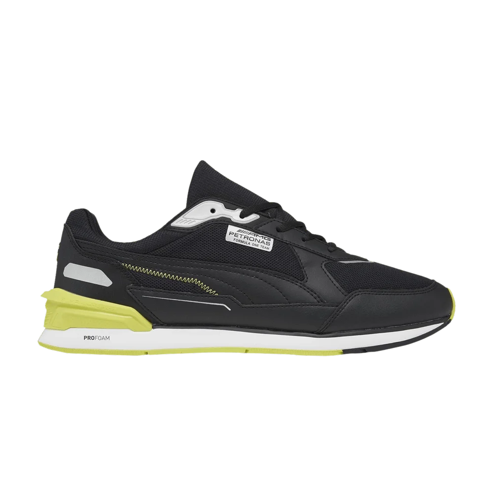 Кроссовки Mercedes AMG Petronas F1 x Puma Low Racer 'Black Energy Yellow'