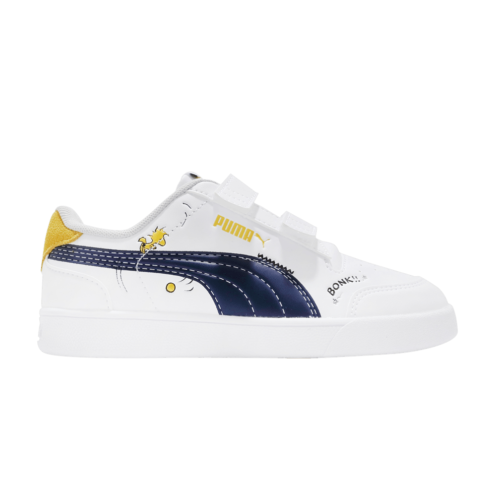 Кроссовки Puma Peanuts x Shuffle Little Kid 'Woodstock - White Maize'