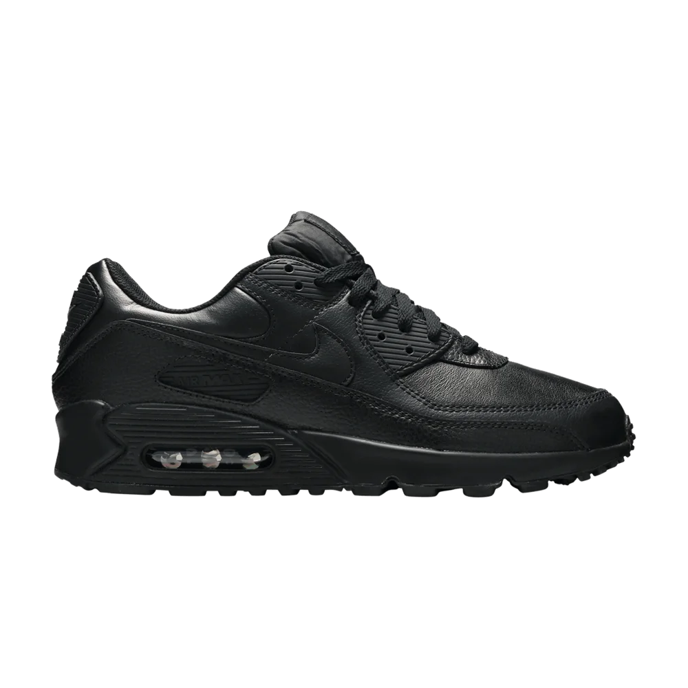 Krossovki-Nike-Air-Max-90-Leather-Triple-Black
