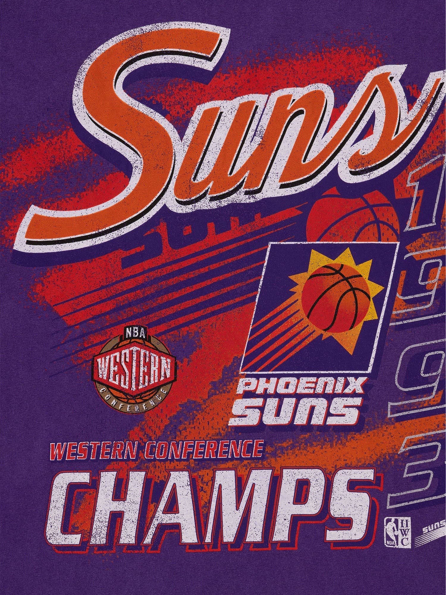 Футболка Mitchell & Ness Phoenix Suns Script Conference Champs Vintage NBA T-Shirt