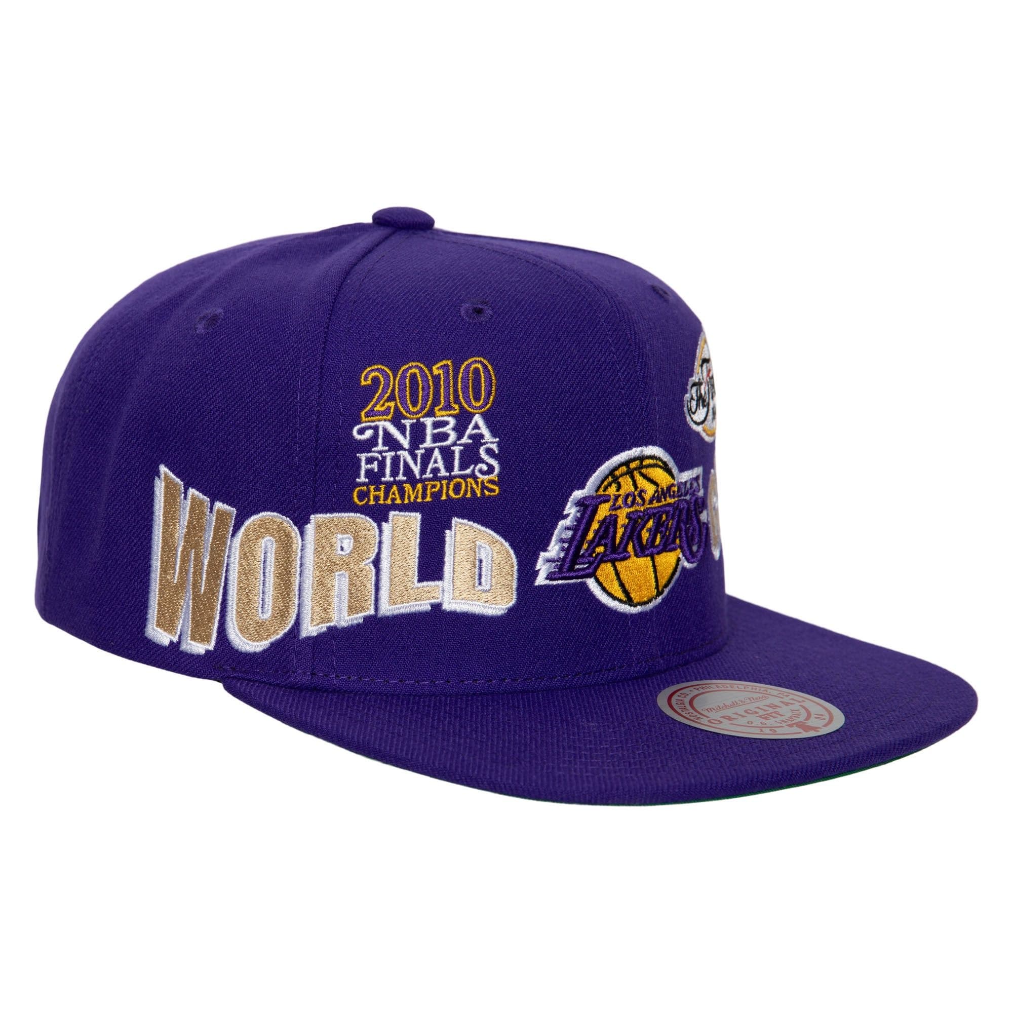 Бейсболка Mitchell & Ness World Champs Snapback Los Angeles Lakers Hat