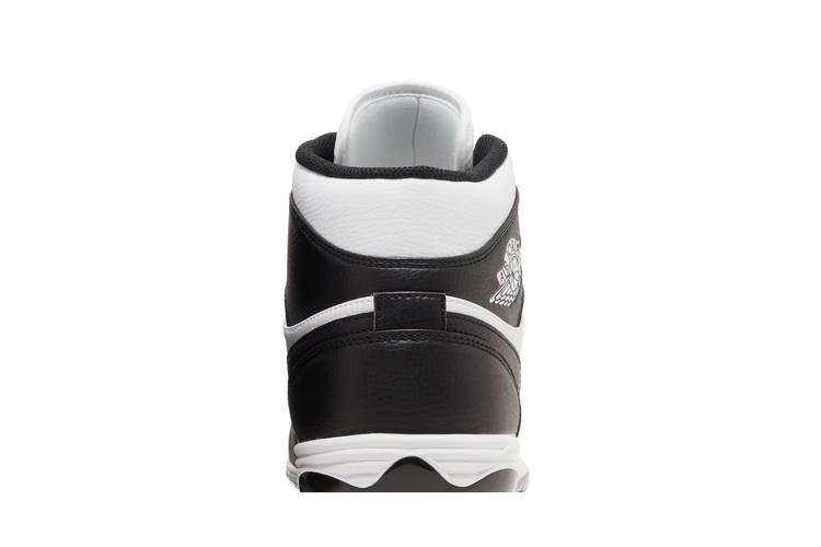 Кроссовки Air Jordan 1 Mid TD Cleat 'Black White' 2023