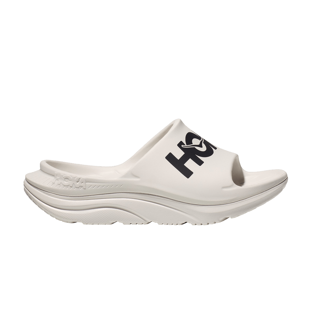 Кроссовки HOKA Ora Athletic Slide 'White Black'
