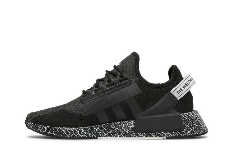 Кроссовки Adidas NMD_R1 V2 'Crackled - Black Carbon'