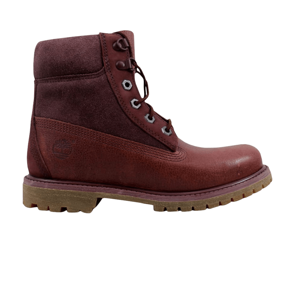 Кроссовки Timberland Wmns 6 Inch Premium D Ring 'Burgundy'