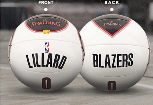 Баскетбольный подарочный мяч 2020 NBA Spalding Basketball Ball