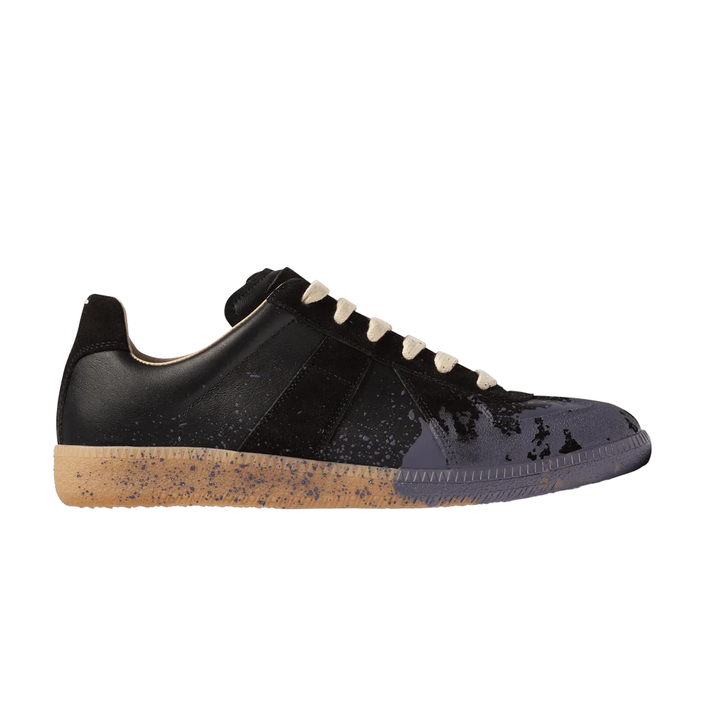 Krossovki-Maison-Margiela-Wmns-Replica-Low-Paint-Splatter-Black-Pewter