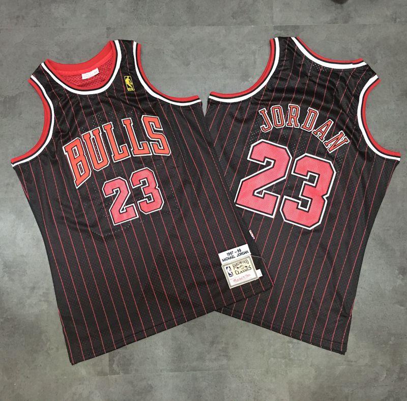 Баскетбольная джерси 1997-98 Chicago Bulls Michael Jordan Swingman Black