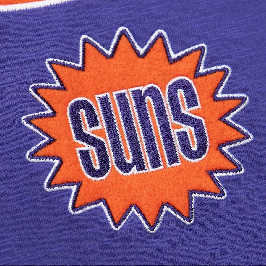Футболка Mitchell & Ness Purple Phoenix Suns Vintage Logo Legendary Slub T-Shirt