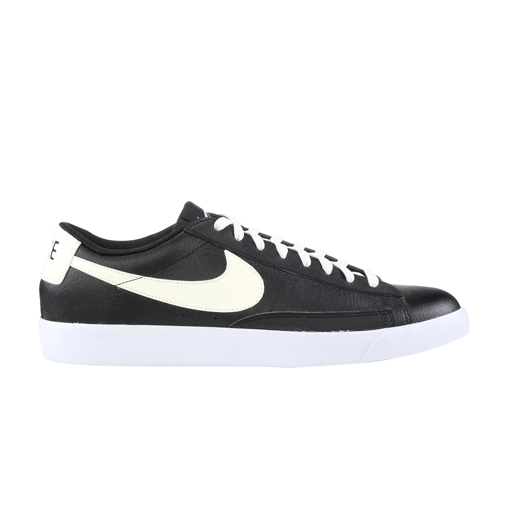 Krossovki-Nike-Blazer-Low-Leather-Black-Sail