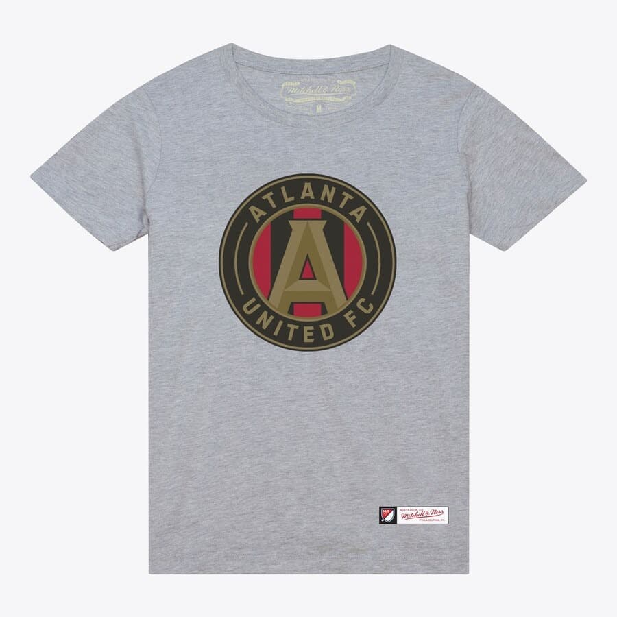 Футболка Mitchell & Ness Gray Atlanta United FC Branded Stamp T-Shirt
