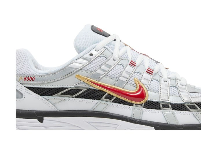 Кроссовки Nike P-6000 'Platinum Varsity Red'