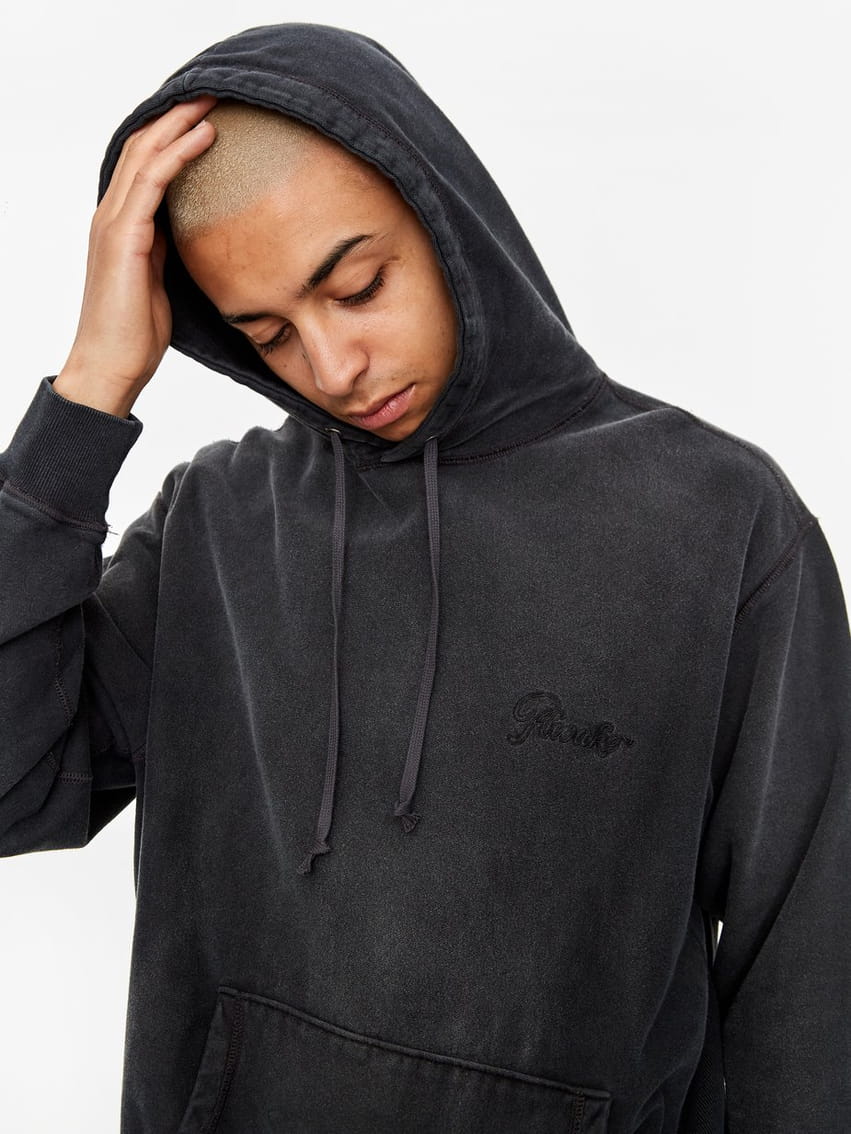 Худи Awake Sunbleached Logo Hoodie Black