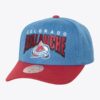 Mitchell-Ness-Blue-Colorado-Avalanche-Boom-Text-Pro-Snapback-Hat-100x100