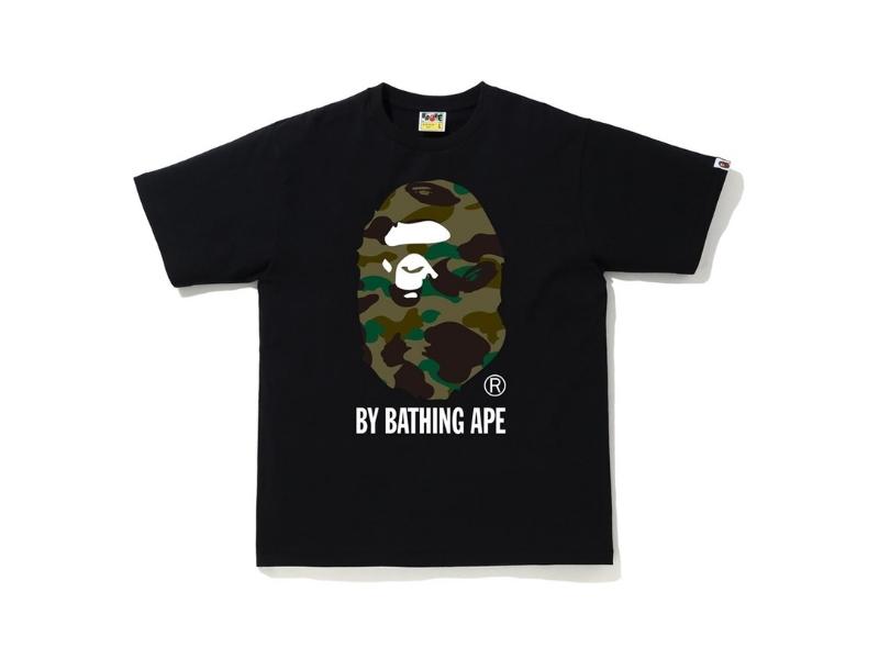 Футболка BAPE 1st Camo By Bathing Ape Tee Black/Green