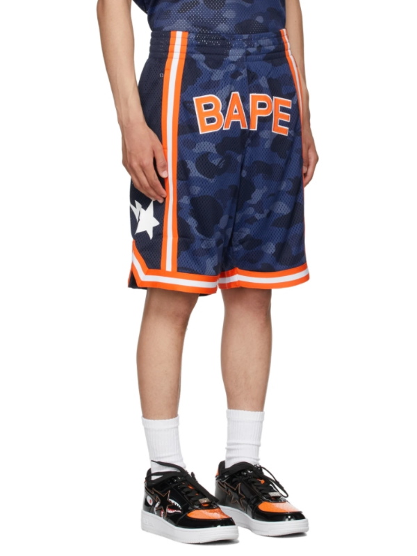 Спортивные шорты BAPE Color Camo Wide Basketball Shorts Navy