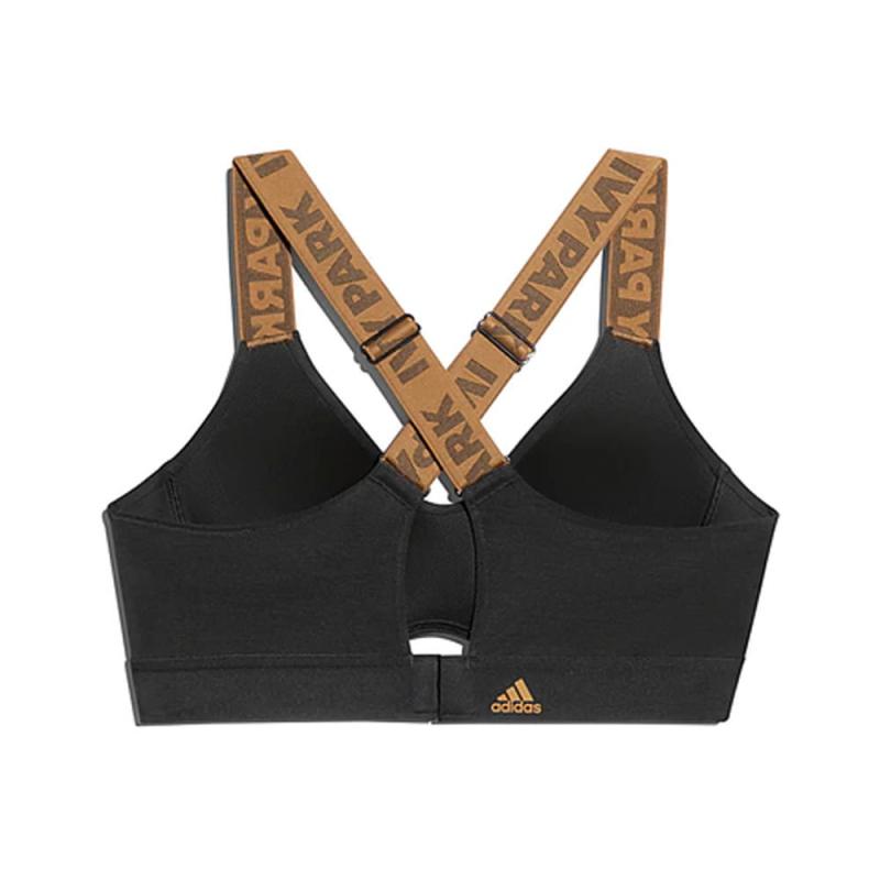 Спортивный топ adidas Ivy Park Cutout Medium Support Bra (Plus Size) Black