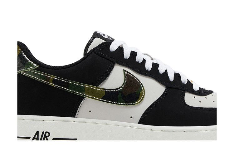 Кроссовки Nike Air Force 1 Low 'Black Patent Camo Swoosh'