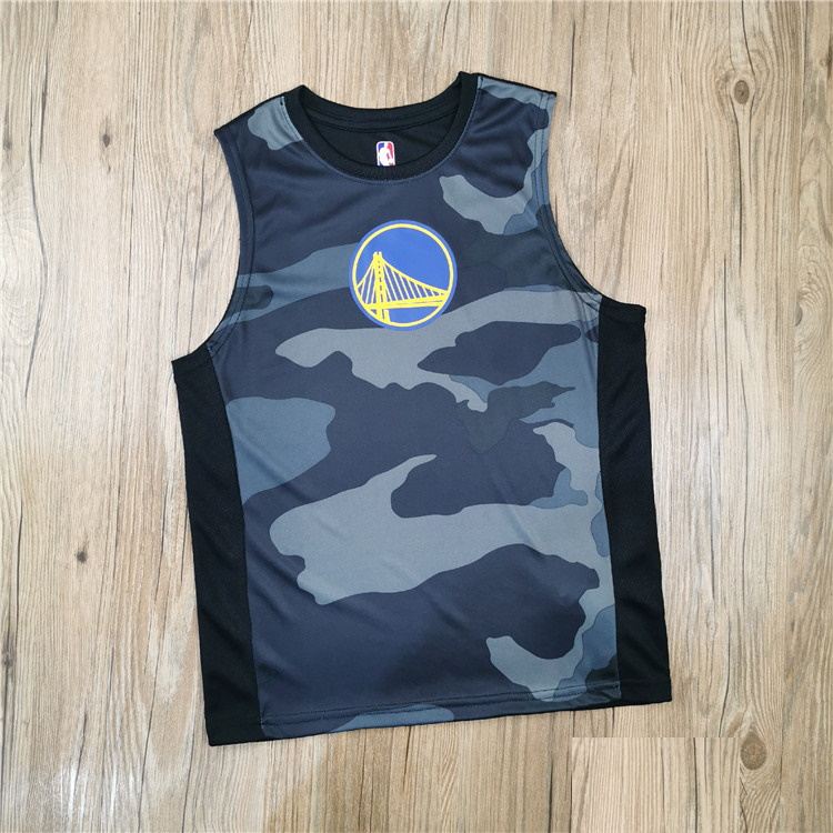 Баскетбольная майка 2020 Golden State Warriors Kids Jersey Camo