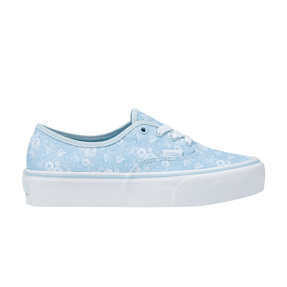 Кроссовки Vans Authentic Platform 'Tonal - Floral Blue'