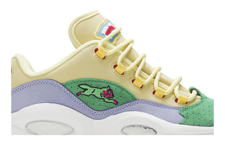 Кроссовки Reebok BBC Ice Cream x Question Low 'Yellow Lilac Glow'