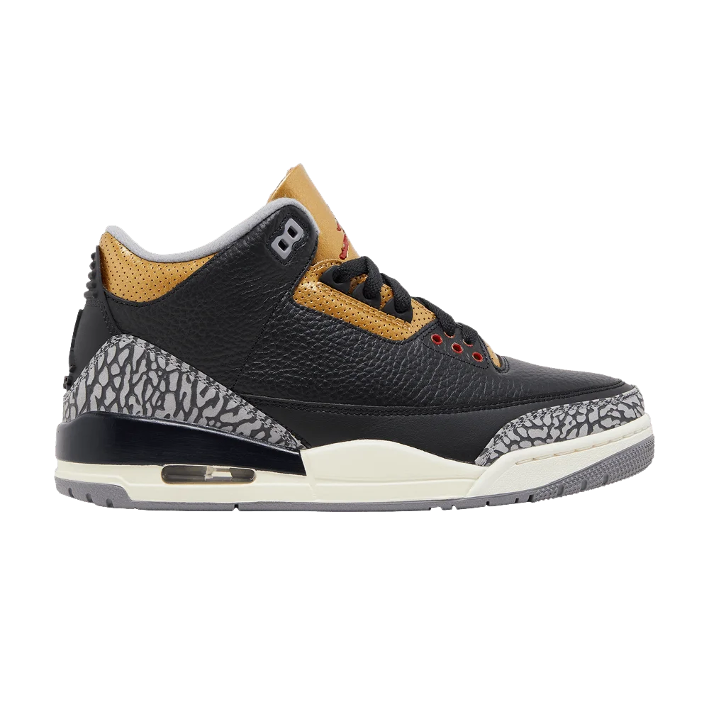 Кроссовки Wmns Air Jordan 3 Retro 'Black Gold'