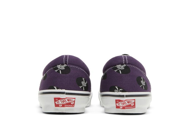 Кроссовки Wacko Maria x Vans OG Classic Slip-On 'Purple Records'
